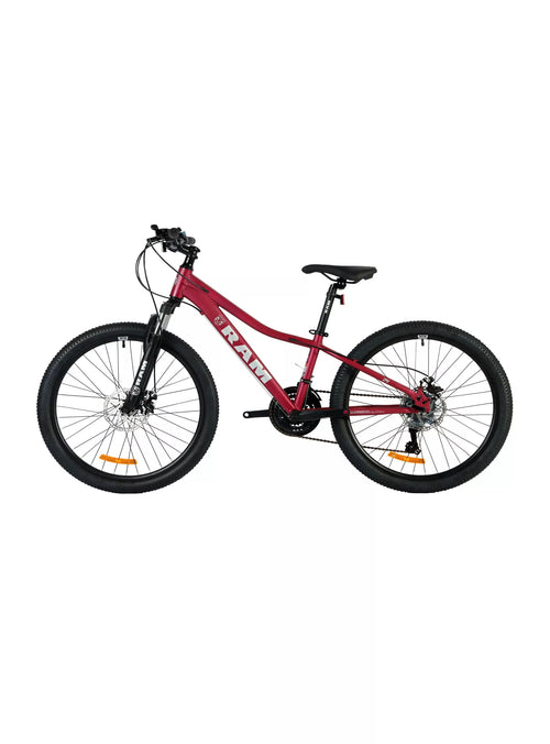 Bicicleta MTB Kids Aro 24" Niña Roja